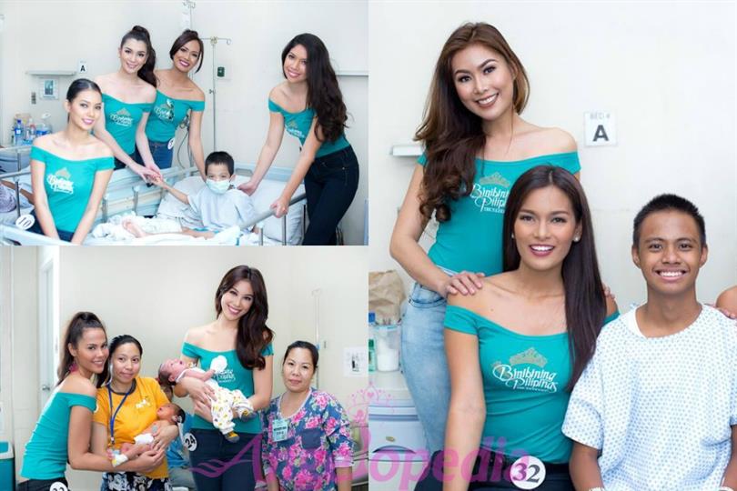 Bb Pilipinas 2017 finalists visit Rizal Hospital in Pasig City